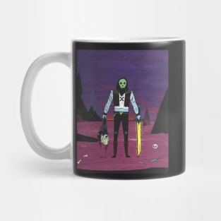 Skull Face in Colour Mug